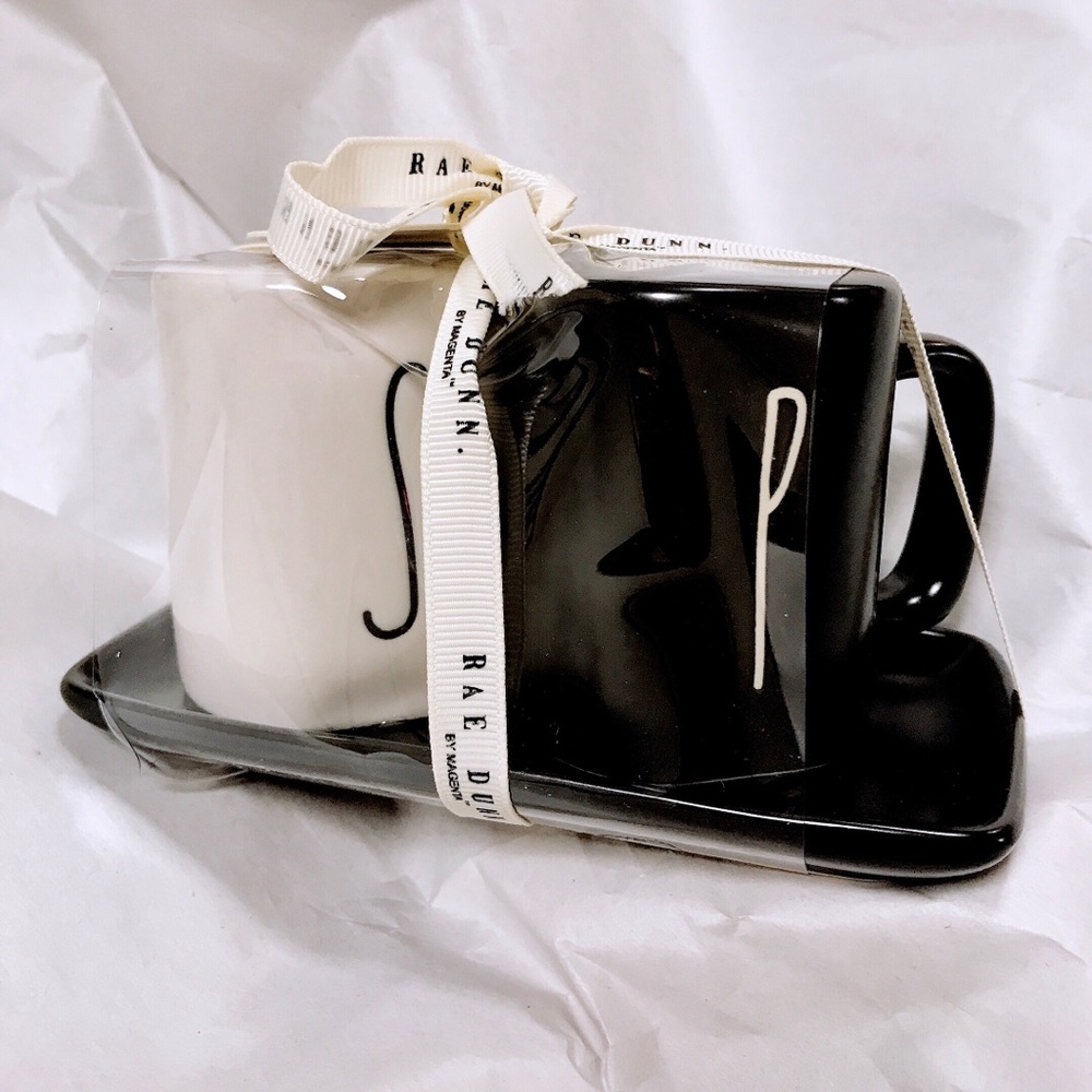Rae Dunn Salt and Pepper mug shaped shakers